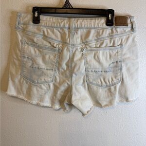 American Eagle Light Blue Distressed Jean Shorts